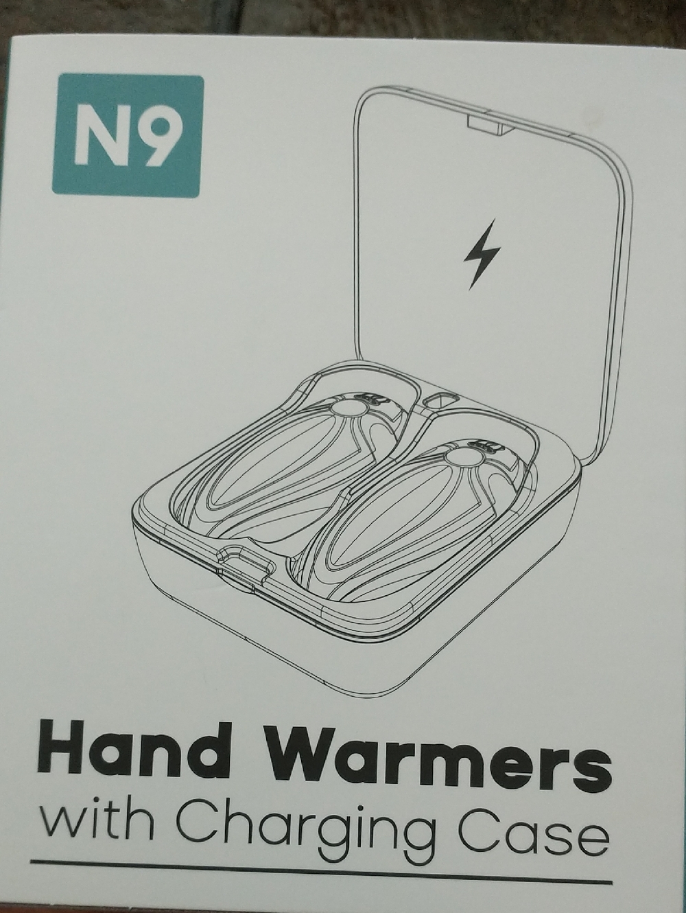 N9 Hand Warmers with Charging Case, NIB